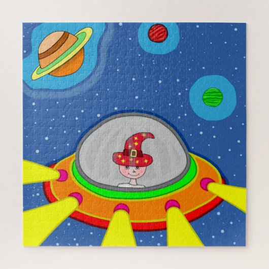 サイモンと宇宙船 ジグソーパズル (縦)
