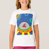 サイモンと宇宙船 Tシャツ (正面)