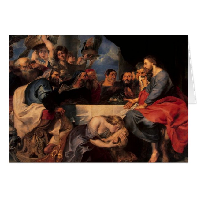 サイモンの家でPharisee、c.1620を楽しんで下さい (正面横)