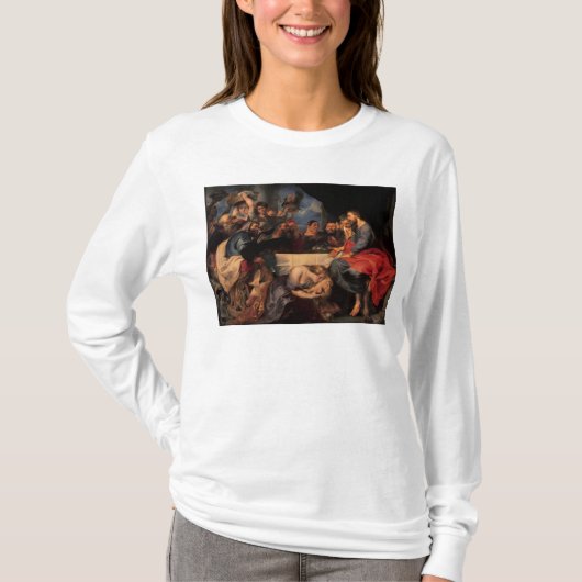 サイモンの家でPharisee、c.1620を楽しんで下さい Tシャツ (正面)
