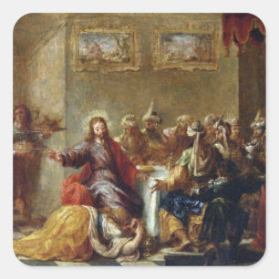 サイモンの家のキリストPharisee 1660年 スクエアシール
