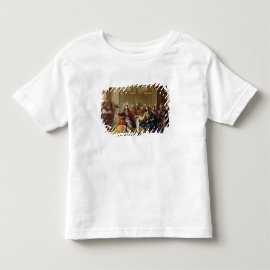 サイモンの家のキリストPharisee 1660年 トドラーTシャツ (正面)