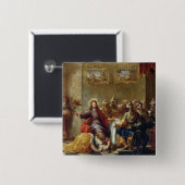 サイモンの家のキリストPharisee 1660年 缶バッジ (正面&裏面)