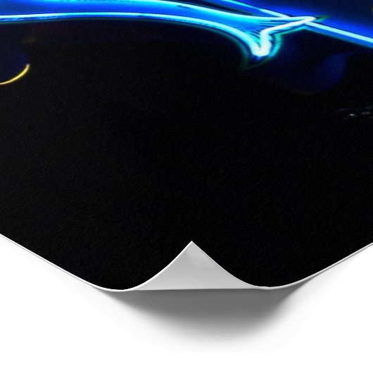 サイモンゴージャスなネオンサインのポスター ポスター (角)