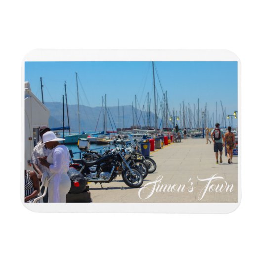 サイモンズタウンネイビーハーバー南アフリカ マグネット (横)