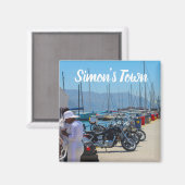 サイモンズタウンネイビーハーバー南アフリカ マグネット (正面/裏面)