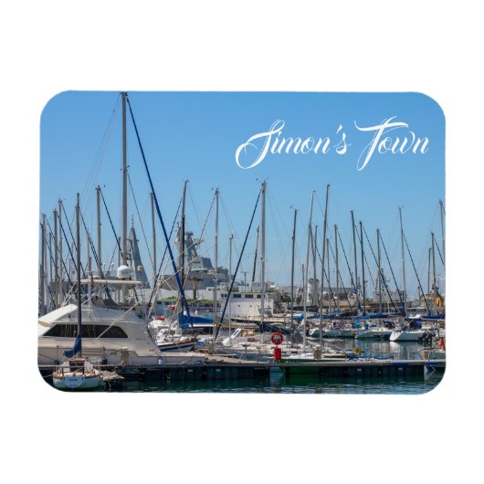 サイモンズタウンネイビーハーバー南アフリカ マグネット (横)