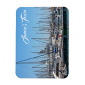 サイモンズタウンネイビーハーバー南アフリカ マグネット (縦)