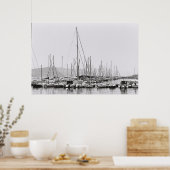 サイモンズタウンハーバーケープタウンコダックフィルム ポスター (キッチン)