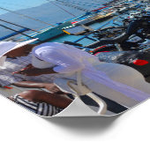 サイモンズタウンマリーナハーバー南アフリカ ポスター (角)