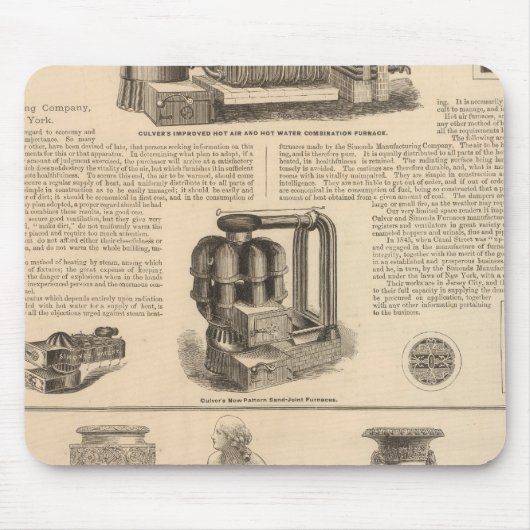 サイモンド製造会社スチュワート マウスパッド (正面)