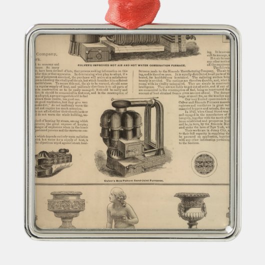 サイモンド製造会社スチュワート メタルオーナメント (正面)