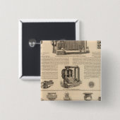 サイモンド製造会社スチュワート 缶バッジ (正面&裏面)