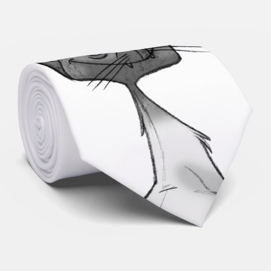 サイモン子猫のタイ ネクタイ (ロール)