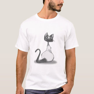 サイモン子猫-スケッチ Tシャツ