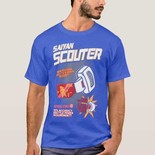 サイヤンスカウターおもしろ Tシャツ (正面)