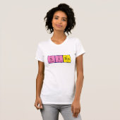 サイラの期別表名のシャツ Tシャツ (正面フル)