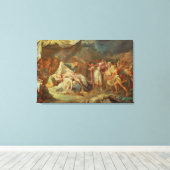 サイラス素晴らし キャンバスプリント (インサイチュ (ウッドフロア))