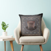 サイリンダーハット・スチームパンク「ミスター」 装飾用クッション クッション (椅子)