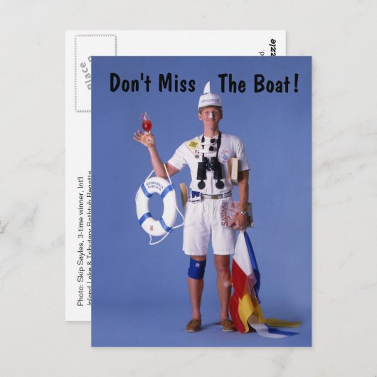 サイル™_ボート恋しく思はころ! ポストカード (正面/裏面)