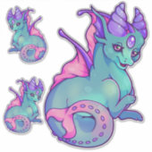 サイレナドラギニステッカーシート シール (正面)