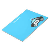 サイレンのかわいいパトカー子供へ ノートパッド (アングル)