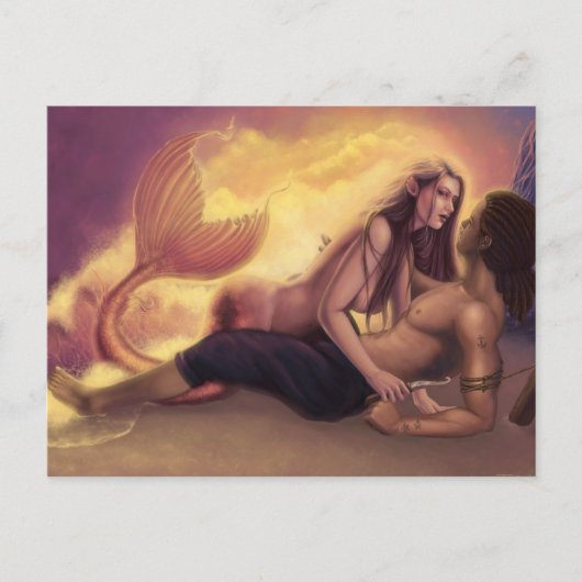 サイレンのキャッチ ポストカード (正面)