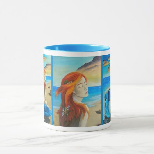 サイレンのマグの人魚のマグ マグカップ (中央)