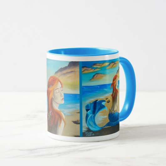 サイレンのマグの人魚のマグ マグカップ (正面右)