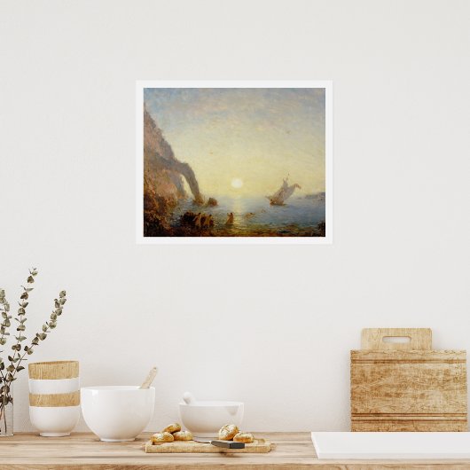 サイレンの呼び出し(キャンバス上の油) ポスター (キッチン)