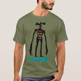サイレンの頭の仮装が聞こえない Tシャツ