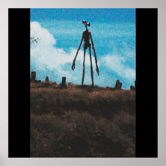 サイレンの頭部のホラー写真 ポスター (正面)