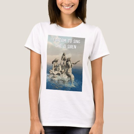 サイレンみたいに歌いたい夢。マーメイド Tシャツ (正面)