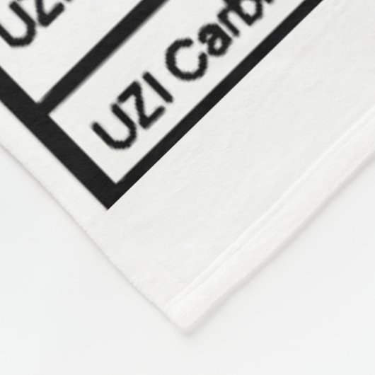 サイレンサーの糸サイズ フリースブランケット (角)