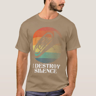 サイレンスを破壊する ユーフォニアム ユーフォニアム奏者 マーチング Tシャツ