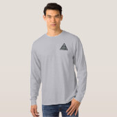 サイレンススパイラル メンズ ロングスリーブ Tシャツ (正面フル)