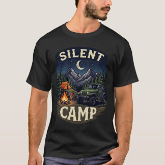 サイレントキャンプ ナチュラル アウトドア メンズTシャツ Tシャツ