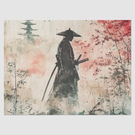サイレントサムライ 紅の森 (1) 薄葉紙 (正面)