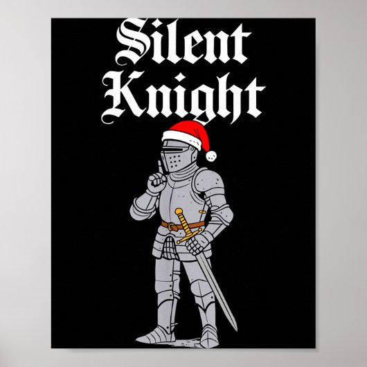 サイレントサンタナイトクリスマス中世コスチューム男性 ポスター (正面)