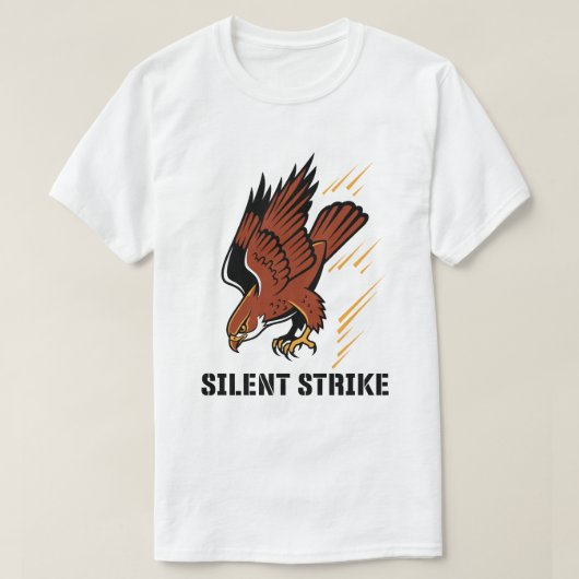 サイレントストライク - ステルスモード Tシャツ (デザイン正面)