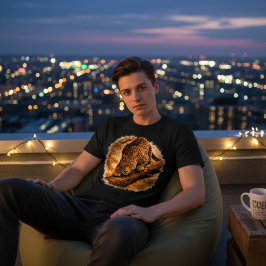 サイレントストーカー ヒョウ | アフリカの野生生物捕食者 トライブレンドTシャツ