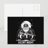 サイレントナイトサンタクリスマス退役軍人 シーズンポストカード (正面/裏面)