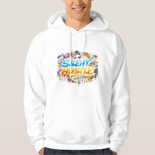 サイレントハッスルGraffitiストリートアートデザイン パーカ