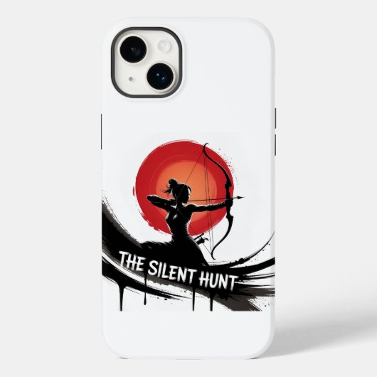 サイレントハント - アーチャーのシルエット Case-Mate iPhoneケース (裏面)