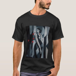 サイレントパルス アールデコ 女性 ベーシック ダークTシャツ Tシャツ