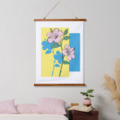 サイレントペタルタペストリー 吊り下げ型タペストリー (寝室)