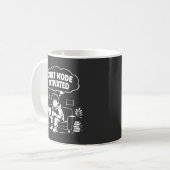 サイレントモード起動 コーヒーマグカップ (正面左)