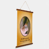 サイレントル感動的ミ引用文 吊り下げ型タペストリー (傾斜あり)