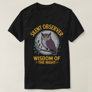 サイレント・オブザーバー・オウルTシャツ Tシャツ