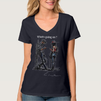 サイレント・カンバセーション・スクローリング・ディスタンス・トゥギャザー・アル Tシャツ